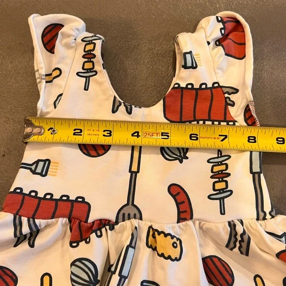 Short sleeve BBQ dress Monica + Andy. Size 6-12 months - Picture 7 of 9